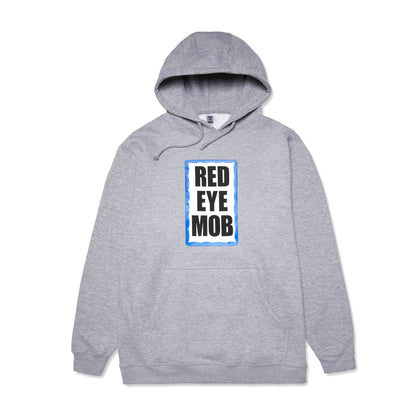 Blue OG Logo Hoodie - Heather Grey